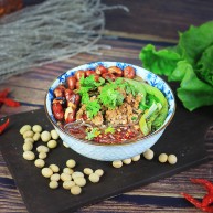 肉沫自制酸辣粉