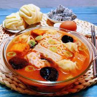 冬日暖心菜番茄金针菇汤