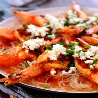 买菜做饭吃点啥来份金银蒜开背虾晚餐夜宵全搞定