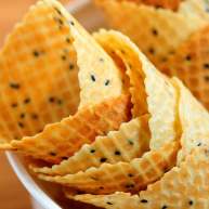 冰淇淋脆皮蛋筒鸡蛋卷无黄油不打发材料简单好操作