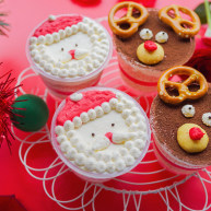 简单易上手的圣诞奶油杯子蛋糕