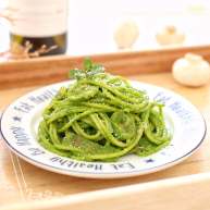 奶油菠菜蘑菇意面