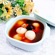 冬日暖心菜—酒酿丸子