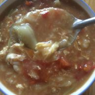 西红柿鸡蛋疙瘩汤