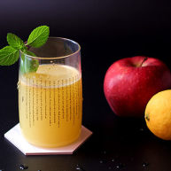 酸甜爽口的饮品柠檬苹果汁