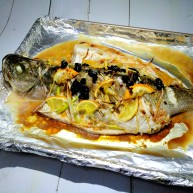 柠檬烤鲈鱼