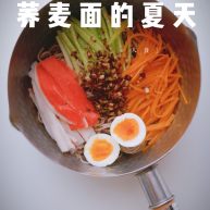 一人食懒人版凉拌荞麦面