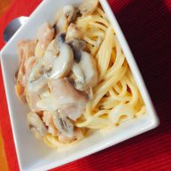 奶油蘑菇意大利面