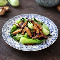 香菇炒油菜