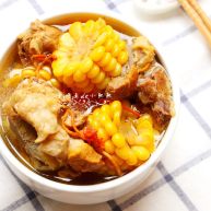 虫草花玉米筒骨汤