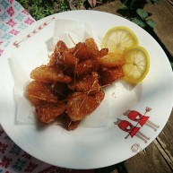 暖心拔丝浇糖苹果