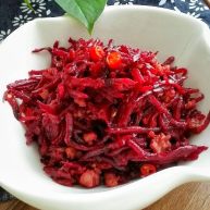 甜菜头炒肉末甜菜头吃法之二