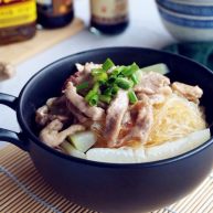 粉丝腐竹焖节瓜