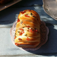 香葱火腿面包卷