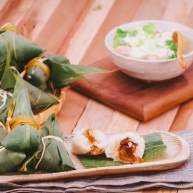 粽子芥菜咸蛋汤