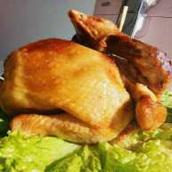 自制腌料脆皮秘籍空气炸锅版烤全鸡