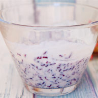 在家就能做的酸奶紫米露