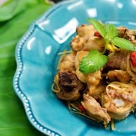 蒸鸡不增脂减肥好膳食—清香荷叶蒸鸡