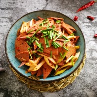 懒人料理凉拌酸爽猪肝