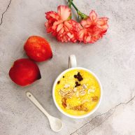 冬日暖心菜牛奶燕麦南瓜糊