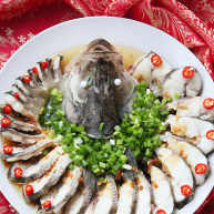 14图轻松打造节日餐桌家宴菜——开屏鲈鱼