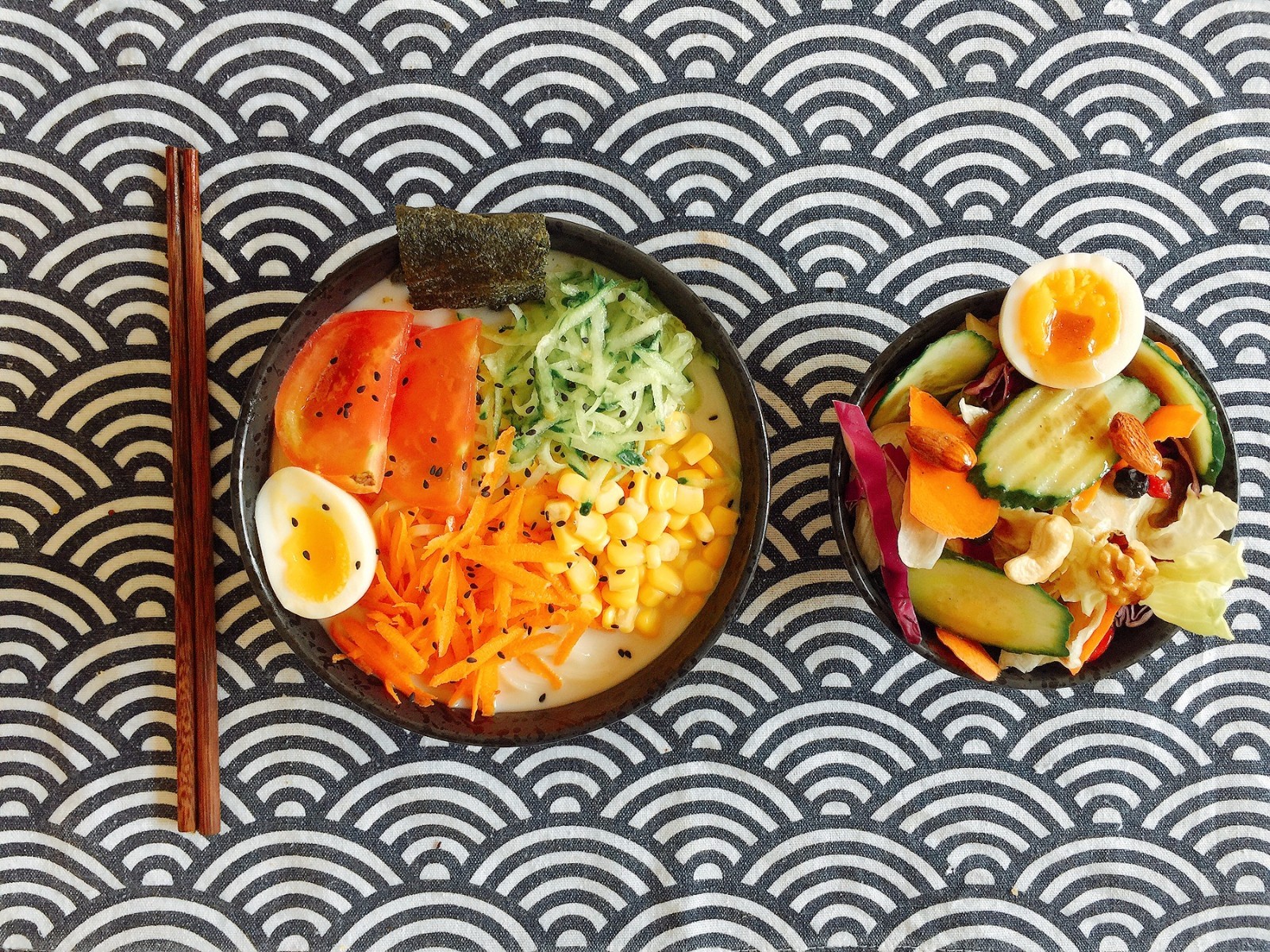 初夏的小清新——豆乳凉面