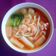 虾仁乌冬面海鲜类