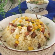 五分钟系列腊肠炒饭