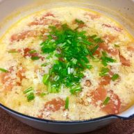 「吃货久久」香气扑鼻的番茄蛋花汤