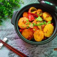 肉沫干锅土豆片