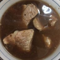 月经后补血养身的鹿胎胶瘦肉汤