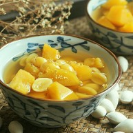 春季祛痰又补脾胃的白果番薯糖水