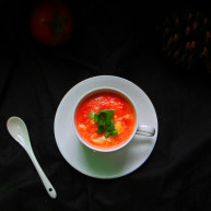 无油版番茄鸡蛋葱花汤