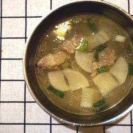 新锅入伙之萝卜排骨汤