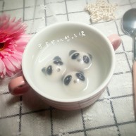 熊猫汤圆幸福团团圆圆