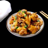 红炆鸡块