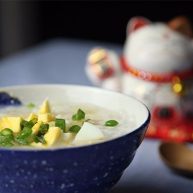有家鲜厨房秋分养生粥白梨鸡蛋鲜米粥