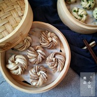 古早味麻酱红糖花卷椒盐葱香花卷