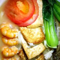 豆腐黄鱼虾仁面