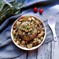 橄榄菜肉末豆腐盖浇饭