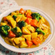 土豆红薯鸡胸咖喱