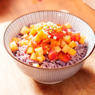 茄汁蔬菜紫薯面