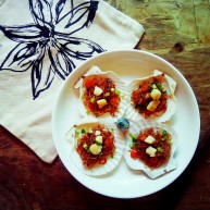 冬日暖心菜川香粉丝蒸扇贝