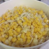 玉米粒炒面拌面