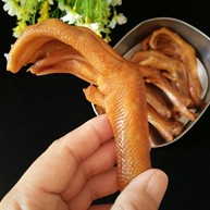 卤盐焗香辣鸭爪