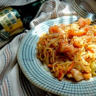 冬日暖心菜酱油鲜炒面