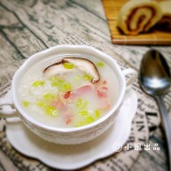 芹菜香菇培根粥