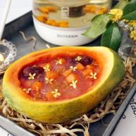 金秋玉桂燕窝木瓜盅