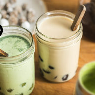 两种珍珠波霸奶茶