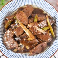 酱爆猪肝这样做滑嫩下饭1个技巧搞定它